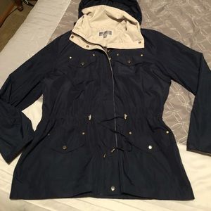 Navy Rain Jacket